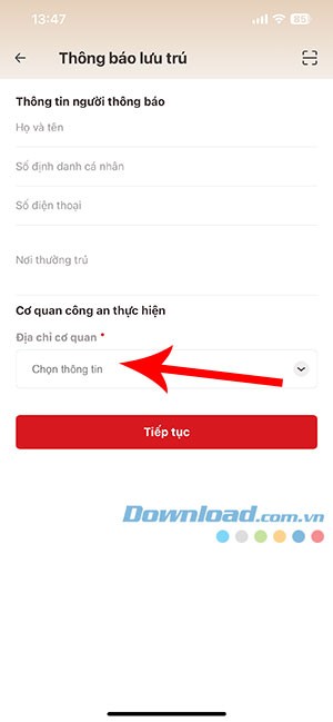 cach dang ky tam tru tren VNeID 4*449994