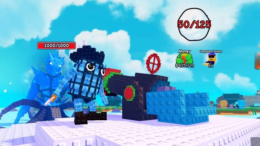 Cuộc chiến đấu trùm băng trong Plants vs Brainrots