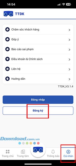 Hướng dẫn đặt lịch đăng kiểm online trên ứng dụng TTDK