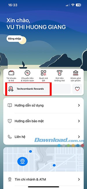 Hướng dẫn đổi điểm thưởng Techcombank Rewards chi tiết