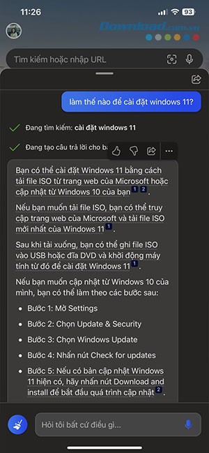 Bing AI mobile 7*408155