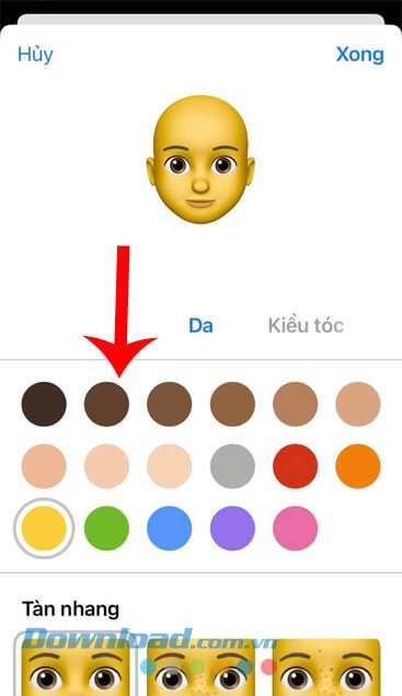 Tạo nhân vật Memoji theo phong cách của riêng mình