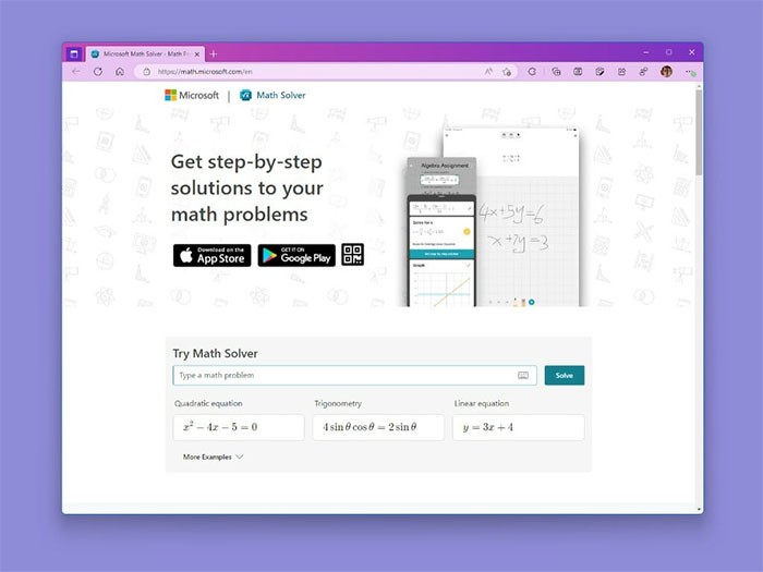 Microsoft Math Solver: Giải toán nhanh chóng và dễ dàng