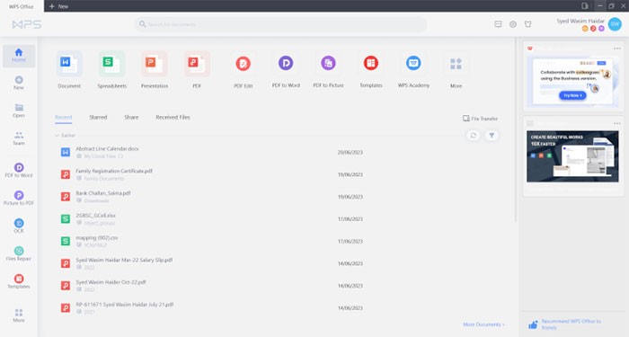 Hướng dẫn sử dụng WPS Office cơ bản