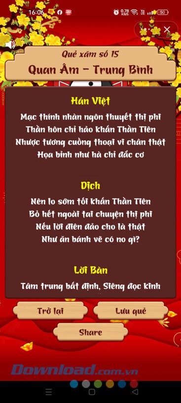 Kết quả que xăm