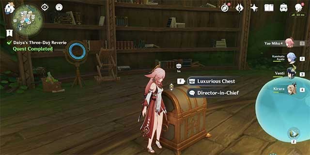 Daiya's Three-Day Reverie mang đến cho bạn rất nhiều Primogem và phần thưởng