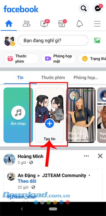 Hướng dẫn lồng tiếng vào ảnh, video Facebook Story