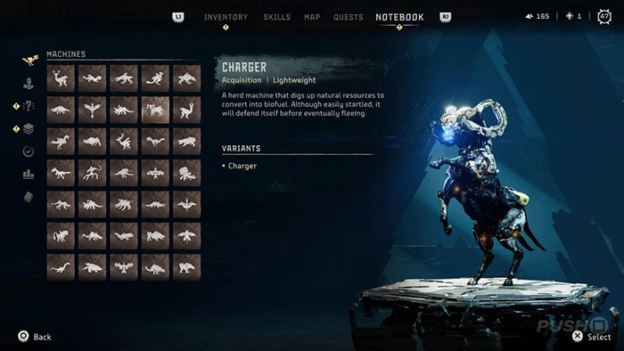 Thu thập đủ tất cả các máy Acquisition là một trong những thành tích về bộ sưu tập của trò chơi