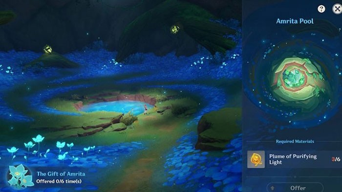 Hồ Amrita trong Genshin Impact