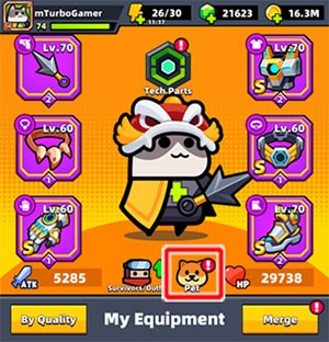 Hướng dẫn mở khóa và tiến hóa Pet trong Survivor.io