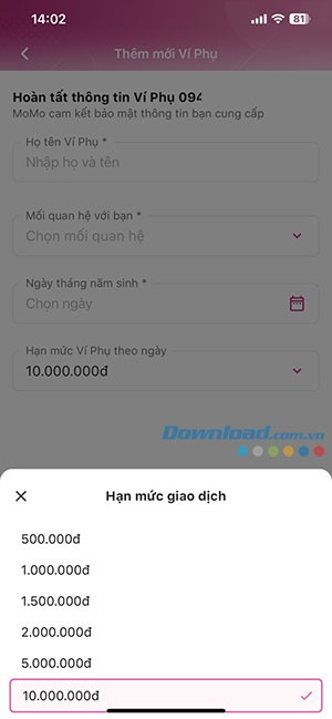 Vi MoMo Gia Dinh 8*418598