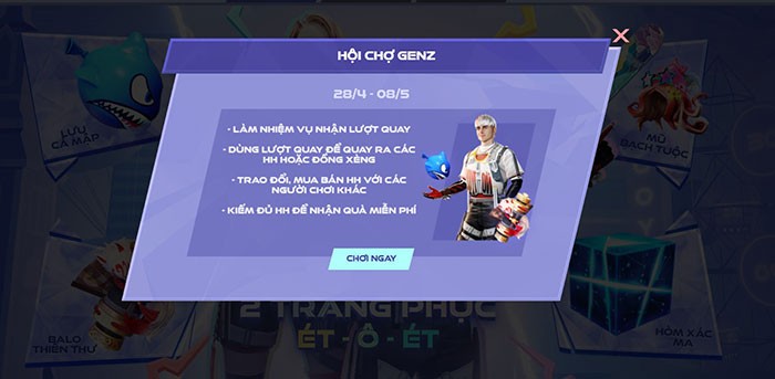 Cách nhận phần thưởng trong hoạt động Hội chợ GenZ