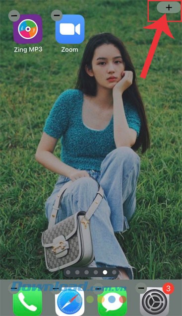 Chạm vào biểu tượng dấu