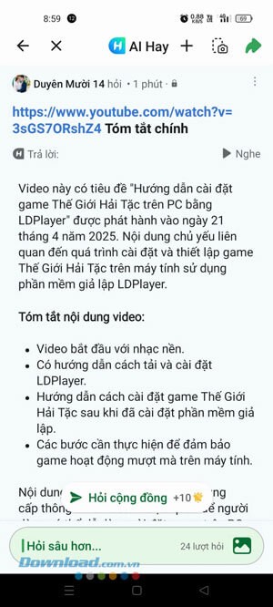 AI Hay sẽ đưa ra giải thích chi tiết.