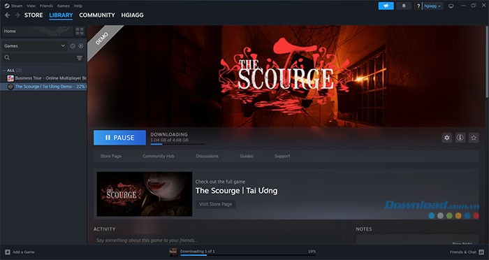 Tải game kinh dị Tai Ương (The Scourge) trên Steam