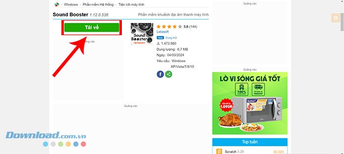 Hướng dẫn tải và cài đặt Sound Booster | Tăng âm lượng loa