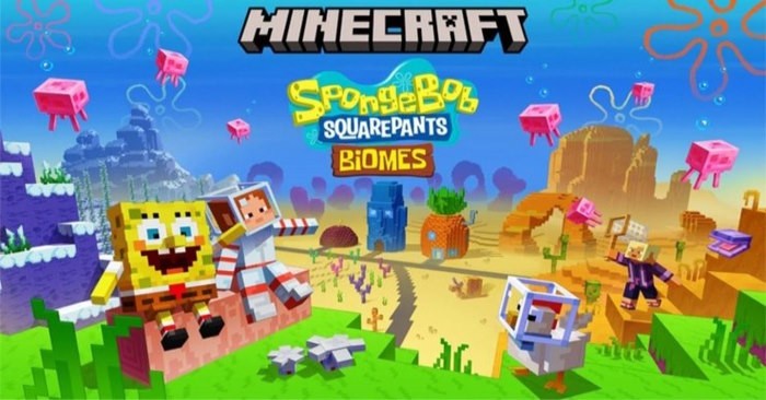 Biome SpongeBob trong Minecraft