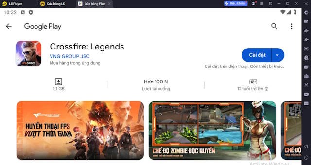 Cách tải và chơi Crossfire: Legends trên PC bằng giả lập LDPlayer
