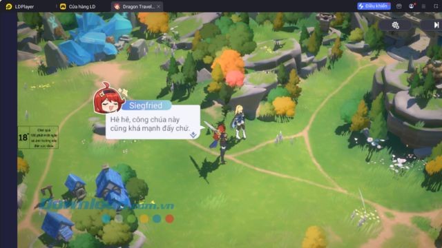 Bắt đầu đăng nhập tài khoản và bắt đầu chơi, khám phá thế giới game Dragon Traveler VN