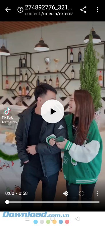 Xem video đã tải về