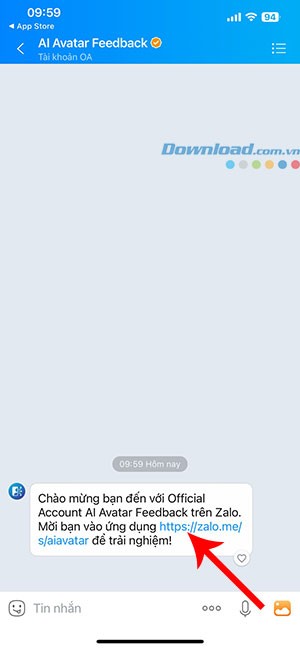 cach tao Zalo AI Avatar 3*440356