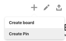 Tạo Ghim (Create Pin).