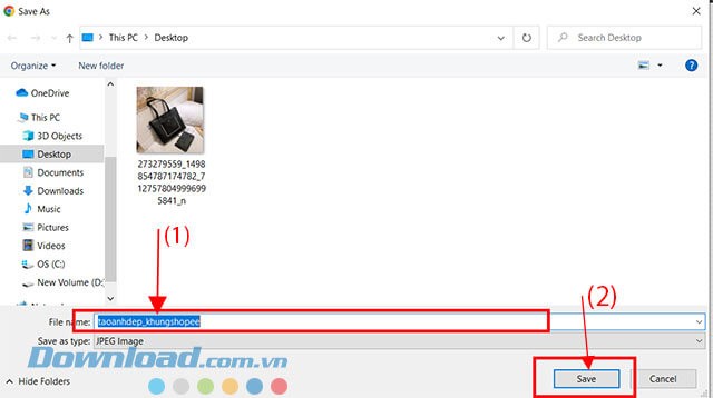 Lưu hình ảnh về thiết bị