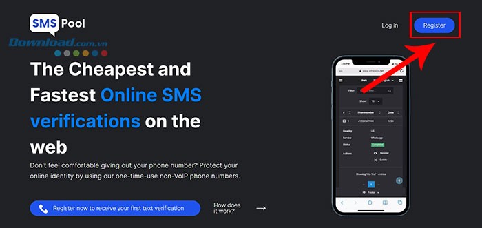 Hướng dẫn tạo tài khoản và sử dụng SMSPool