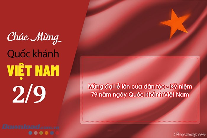 Thiệp chúc mừng ngày Quốc Khánh 2/9