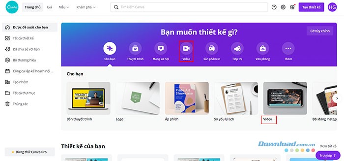 Hướng dẫn tạo video và trang trình bày trên Canva | Canva Tutorial