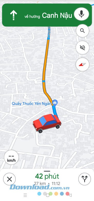 Di chuyển với biểu tượng di chuyển mới