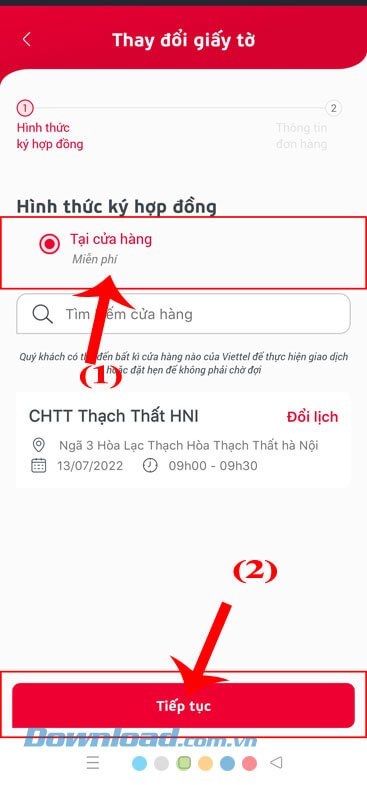 Chọn hình thức ký hợp đồng