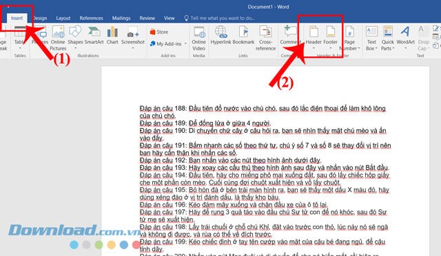 Hướng dẫn thêm ảnh vào Header, Footer trên Microsoft Word