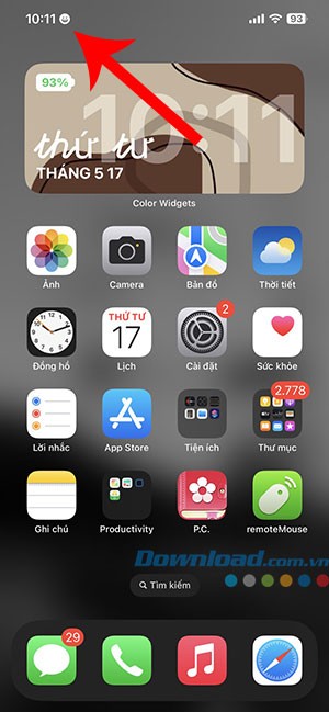 them emoji vao thanh trang thai iPhone 7*414193