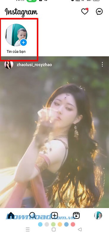 Hướng dẫn thêm Sticker nhảy múa vào Story Instagram