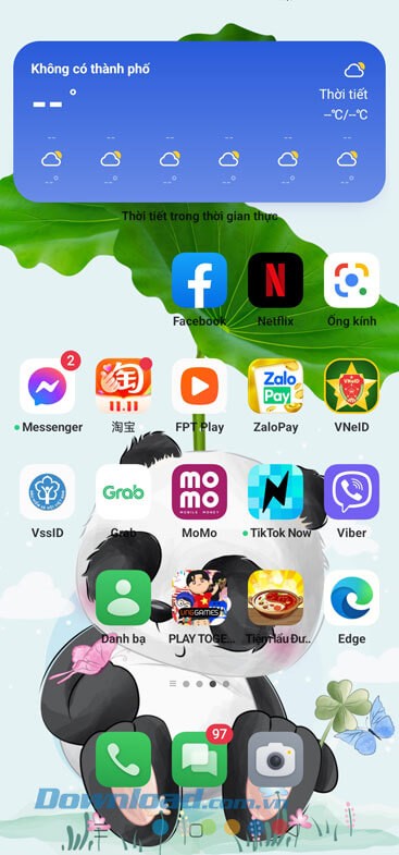 Bắt đầu sử dụng widget