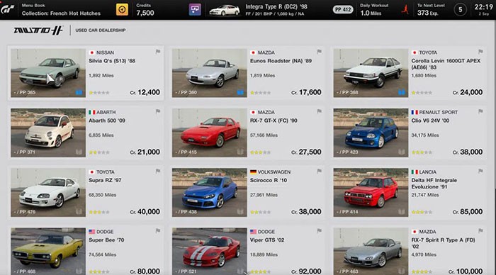 Gran Turismo 7: Hướng dẫn thu thập tất cả xe hơi