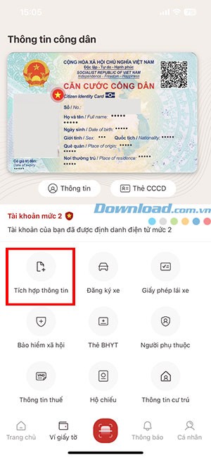 VNeID tich hop thong tin nguoi phu thuoc 2*413037