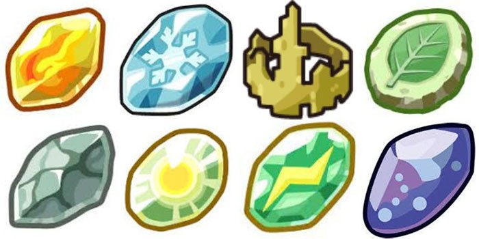 Một số vật phẩm dùng để tiến hóa Pokémon trong Pokémon Sleep