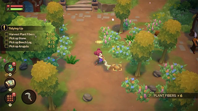 Tìm nguyên liệu ở những nơi mà chúng xuất hiện trong Fae Farm