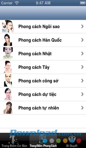 Hướng dẫn trang điểm for iOS