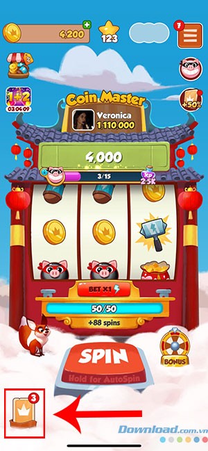 Hướng dẫn trao đổi Card Coin Master với bạn bè