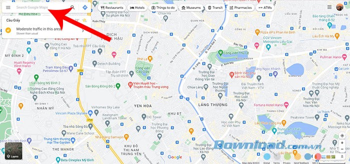 Hướng dẫn xem tình trạng tắc đường trên Google Maps