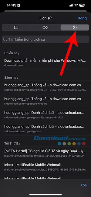 xoa lich su duyet web Safari 2*412275