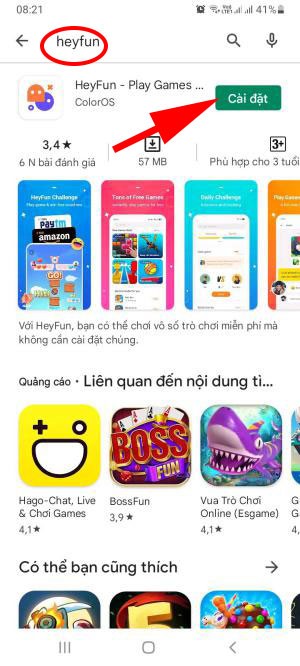 Hướng dẫn tải và chơi game trên HeyFun | HeyFun
