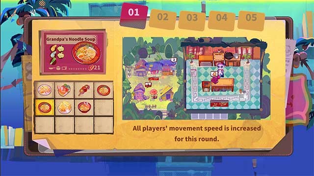 Quản lý bếp ăn sôi động với chế độ co-op 4 người