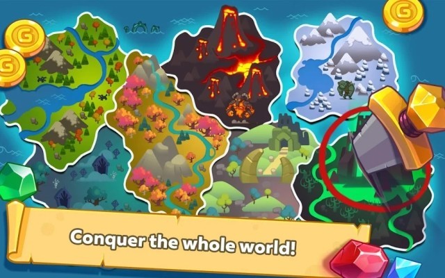 Chinh phục lãnh thổ trên toàn thế giới