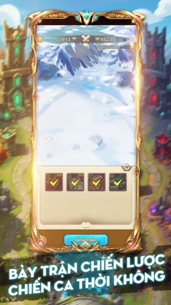 Bày trận chiến lượng chiến ca thời không