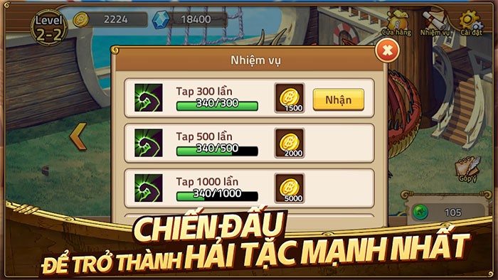 Game hải tặc - Huyền Thoại Hải Tặc cho Android