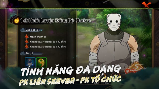 Tính năng đa dạng – PK Liên Server, PK Tổ Chức